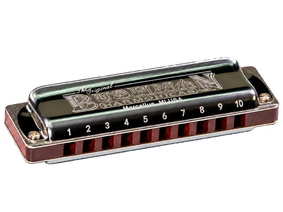 Bushman Delta Frost Woody mondharmonica hout