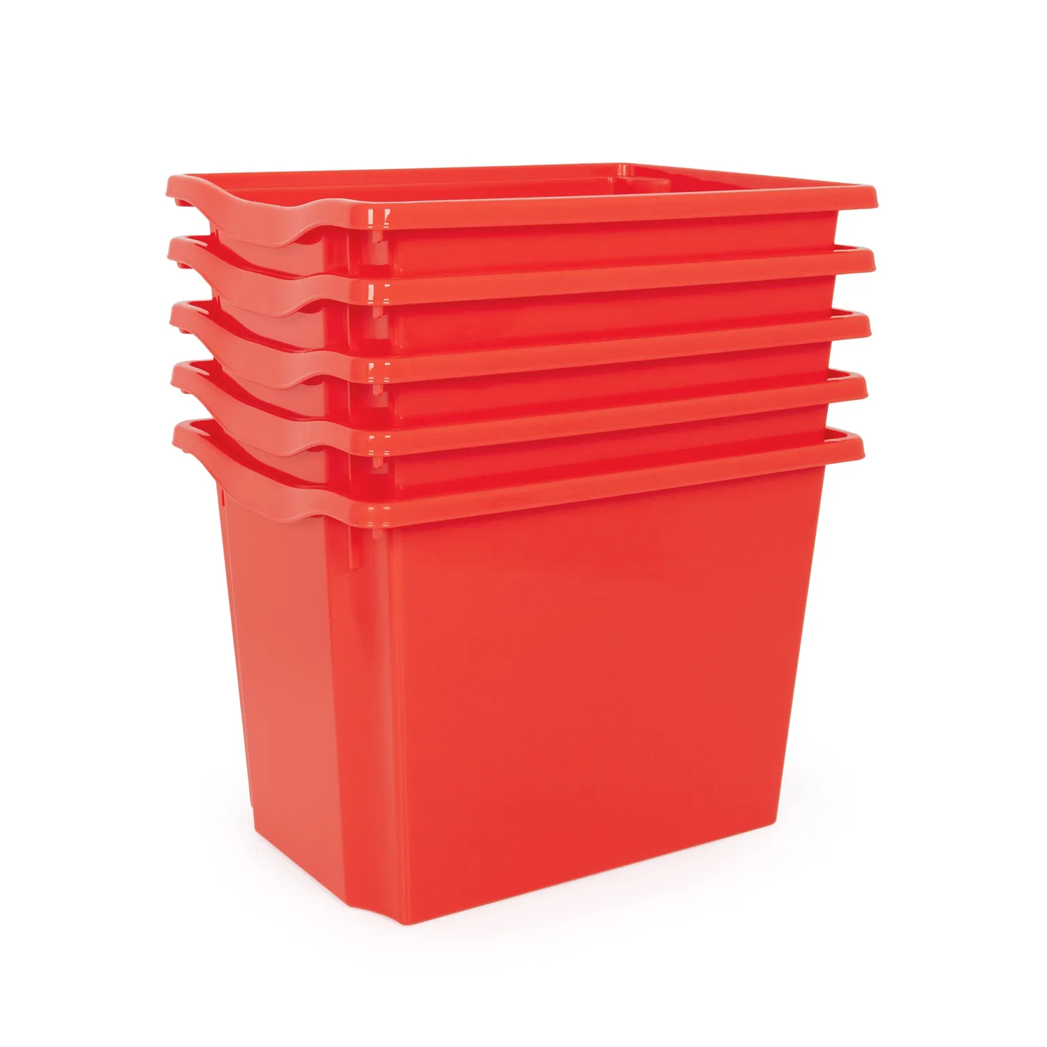 Chamberlain Music Monarch 40L opbergbox met deksel rood 5 stuks