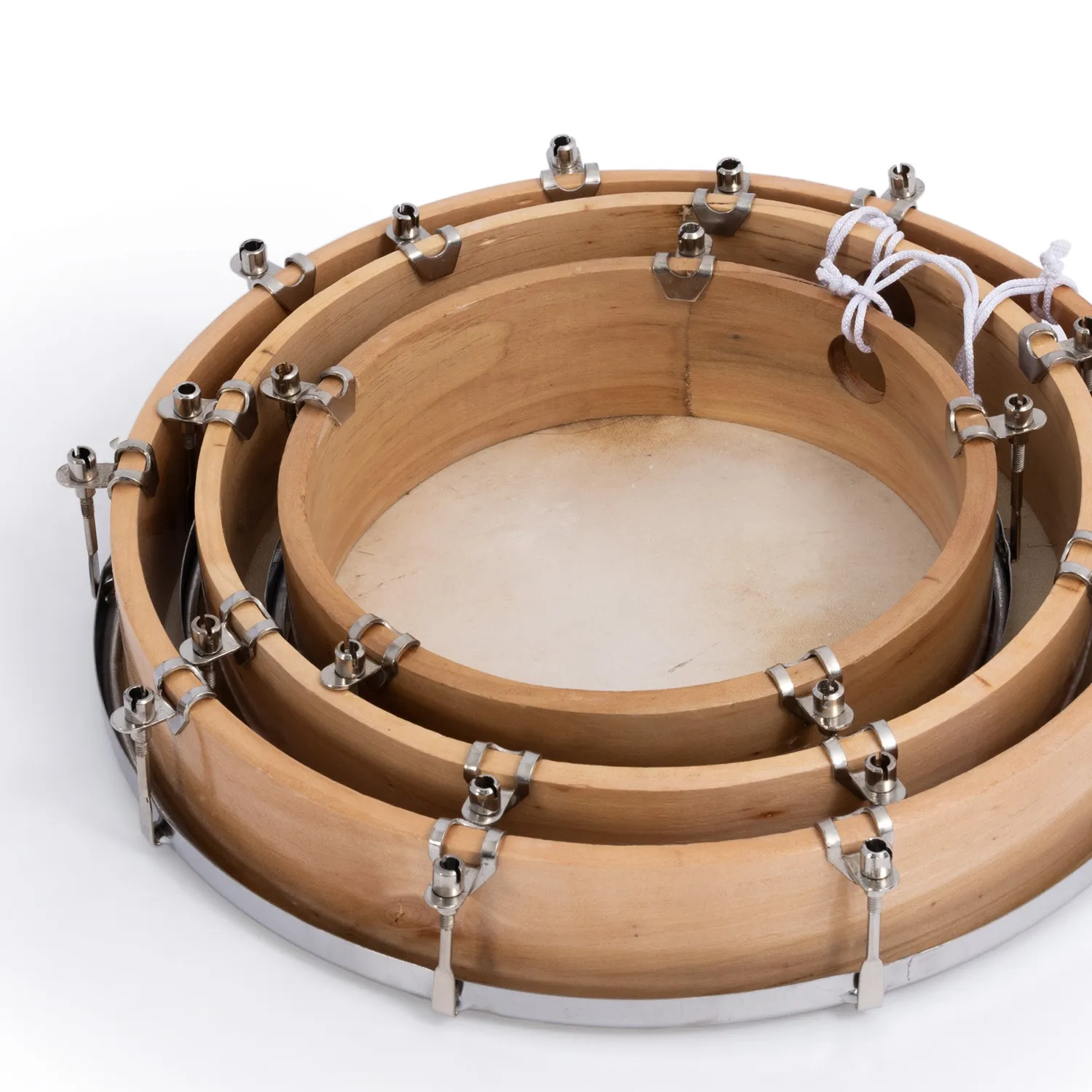 Percussion Plus handtrommel set 3 stuks stembaar