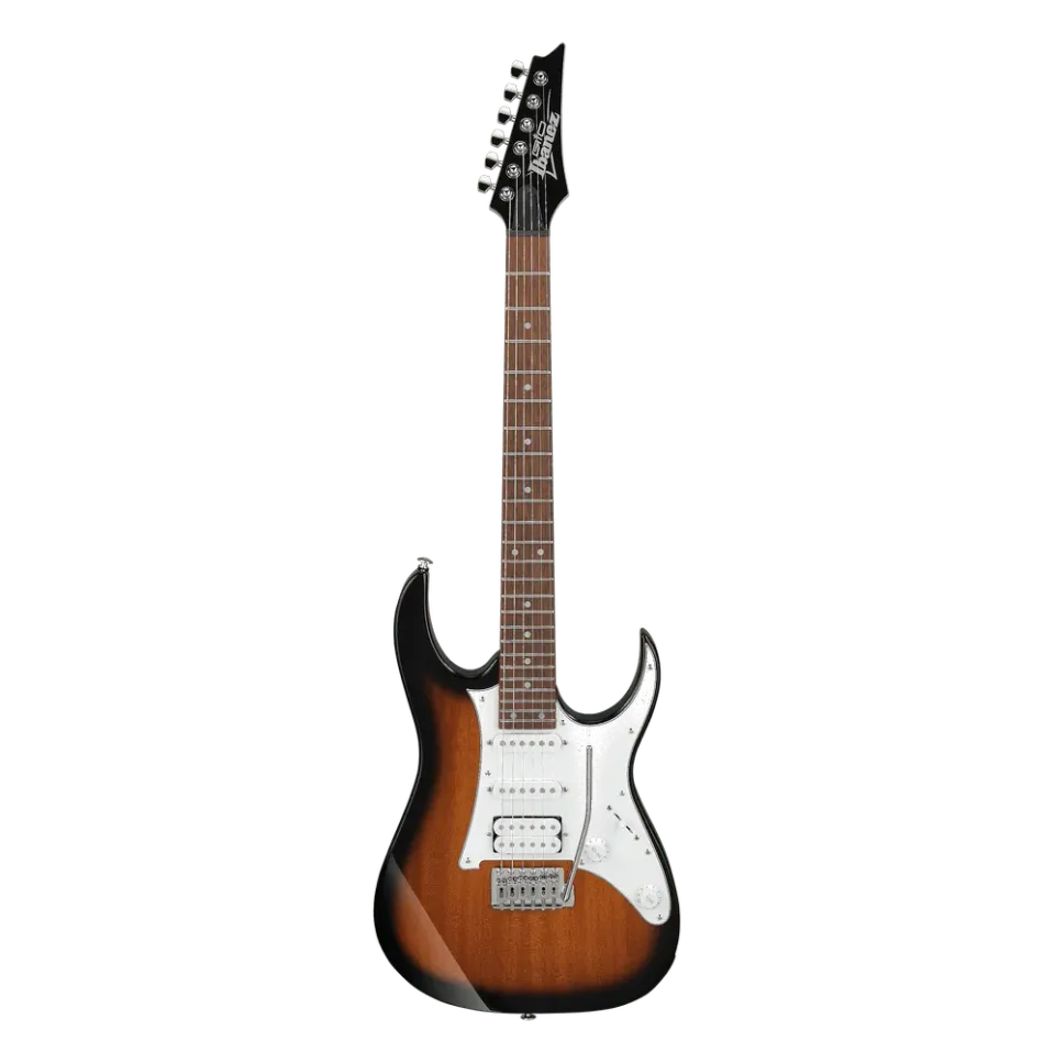 Ibanez GRG140-SB elektrische gitaar Sunburst HSS tremolo