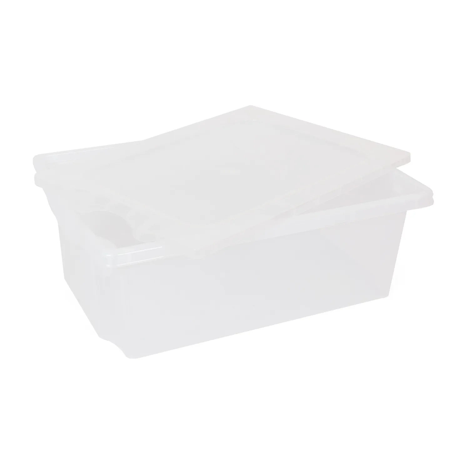 Monarch Double opbergbak transparant 20 liter extra sterk