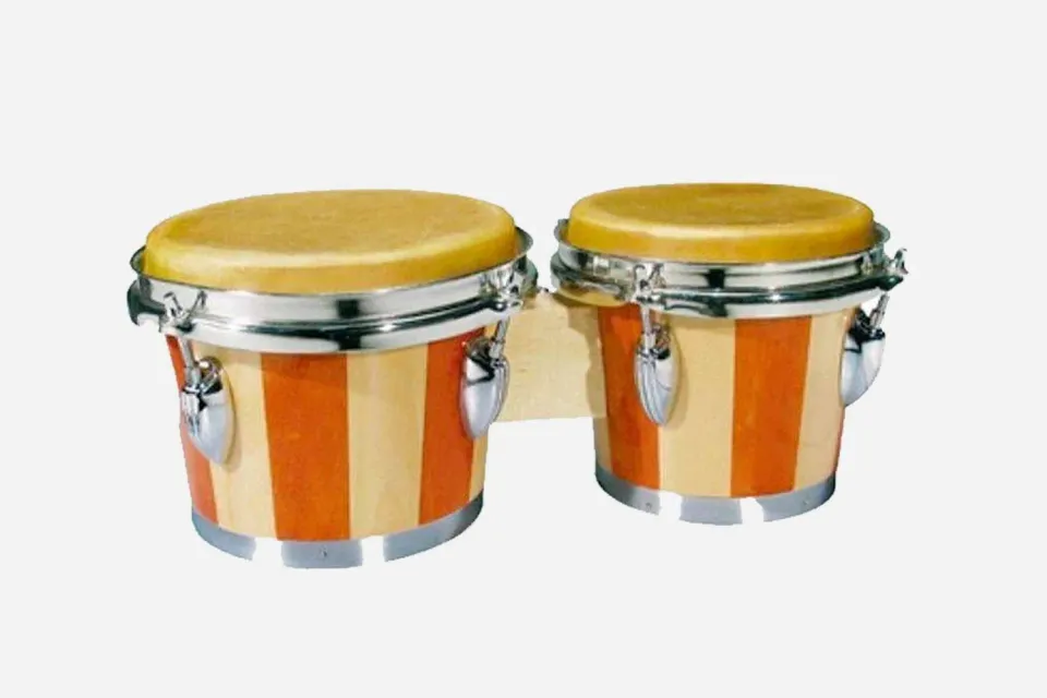 MAIN bongo hout licht donker gelakt