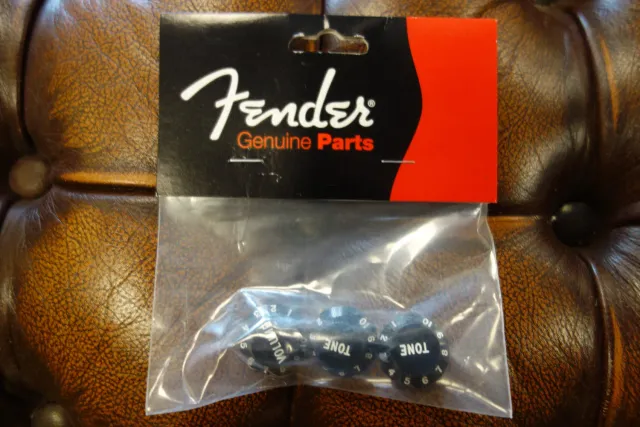 Fender Stratocaster knoppen zwart volume tone 3 stuks
