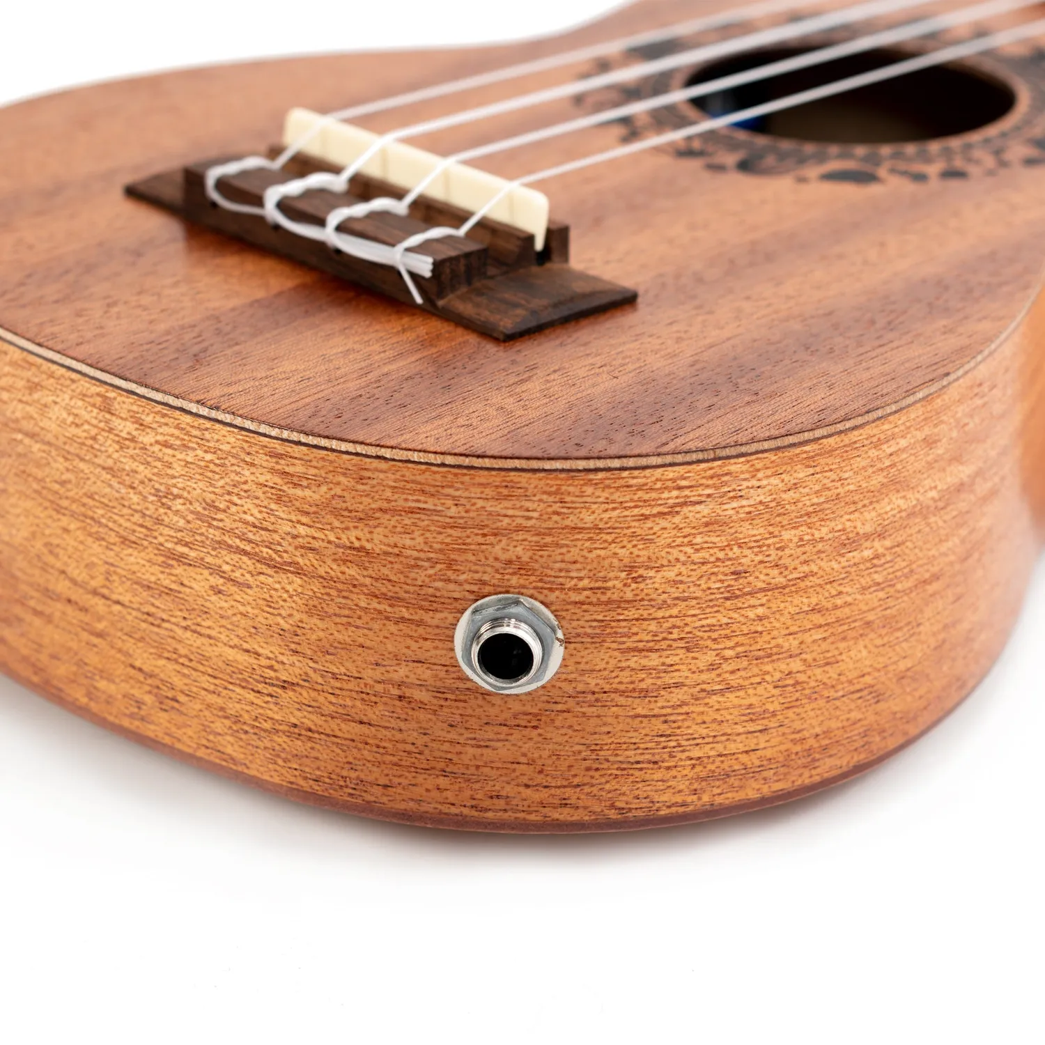 Octopus Rosette sopraan ukelele elektro-akoestisch