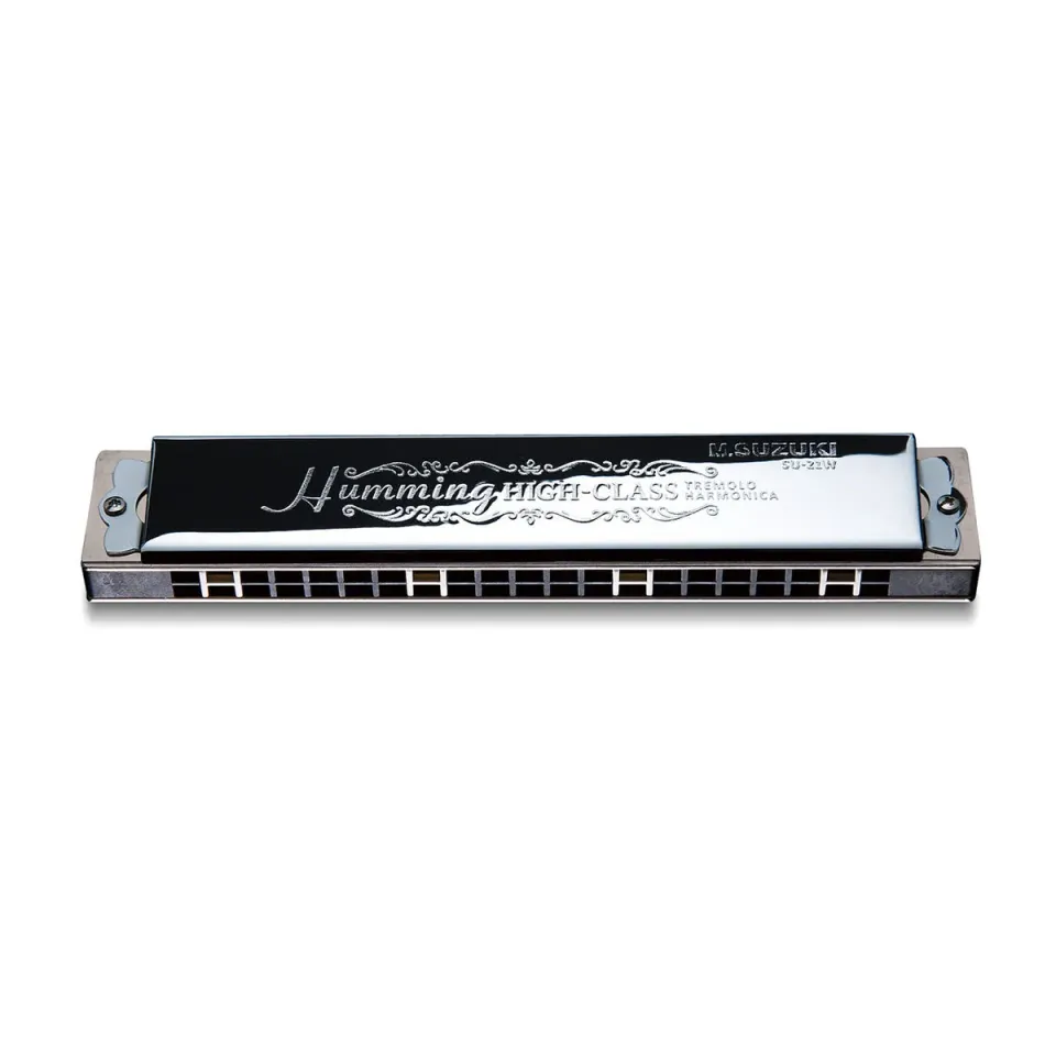 Suzuki Humming SU-21W tremolo mondharmonica C 21-gaats