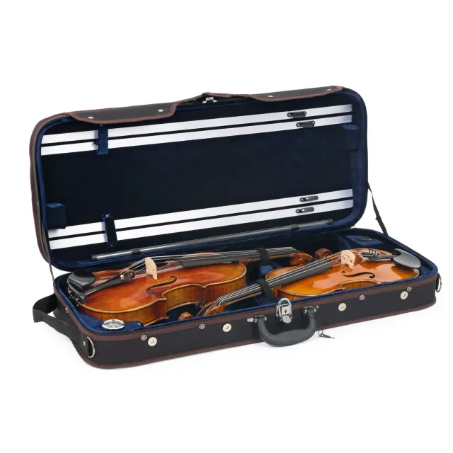 Chamberlain Music Dual 4/4 viool altviool koffer blauw