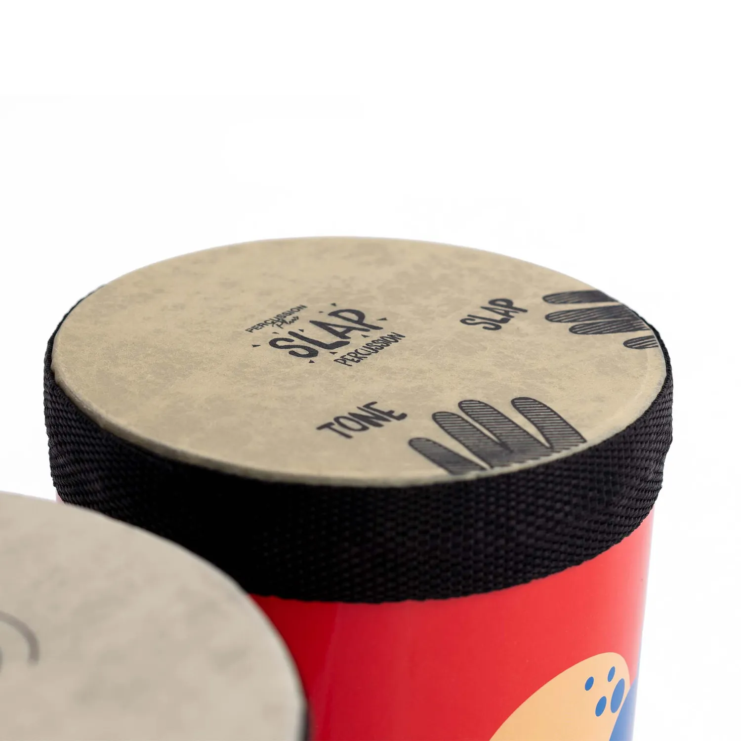 Percussion Plus Slap KidZ bongodrums 5+6 inch met handposities