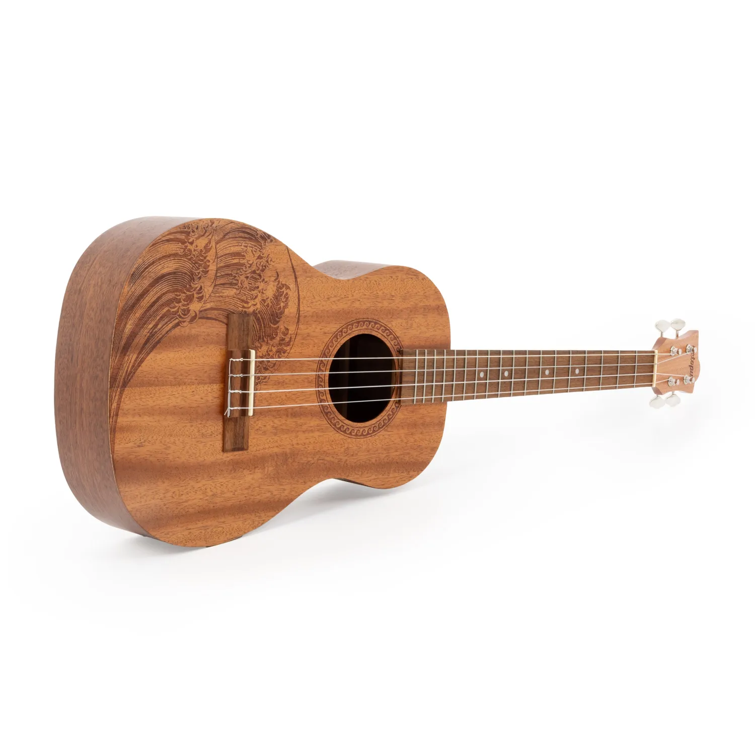 Octopus Rosette bariton ukelele Wave motief met tas