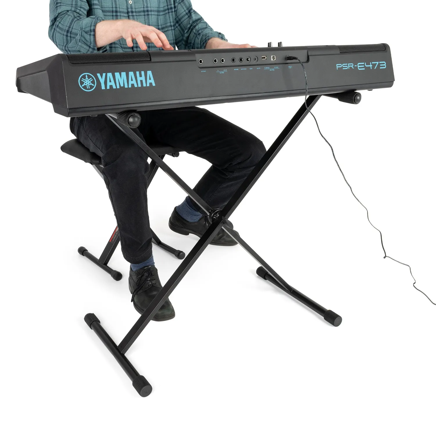Apextone X-frame keyboardstandaard enkel 40 kg