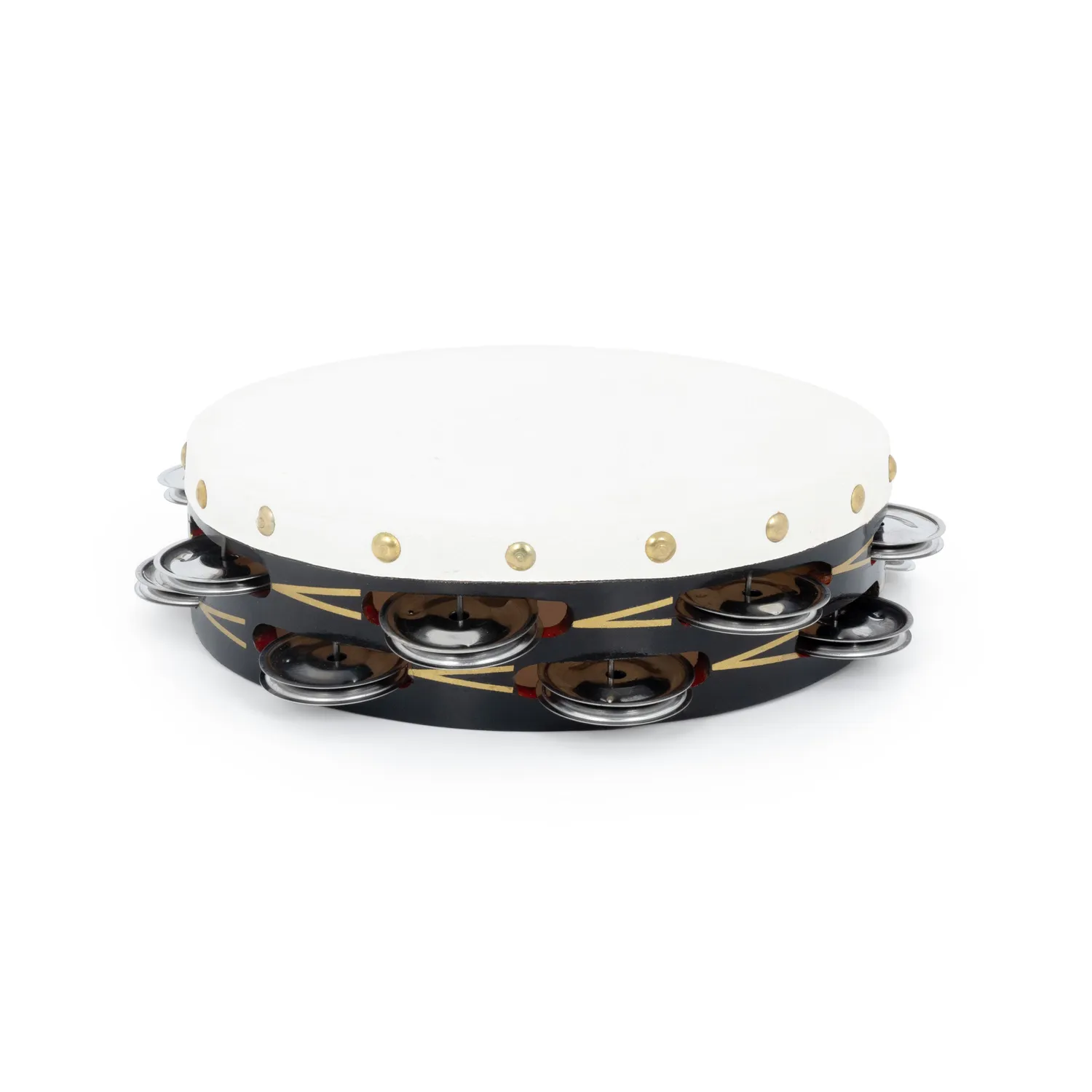 Percussion Plus tamboerijn 8 inch dubbele rij geitenvel