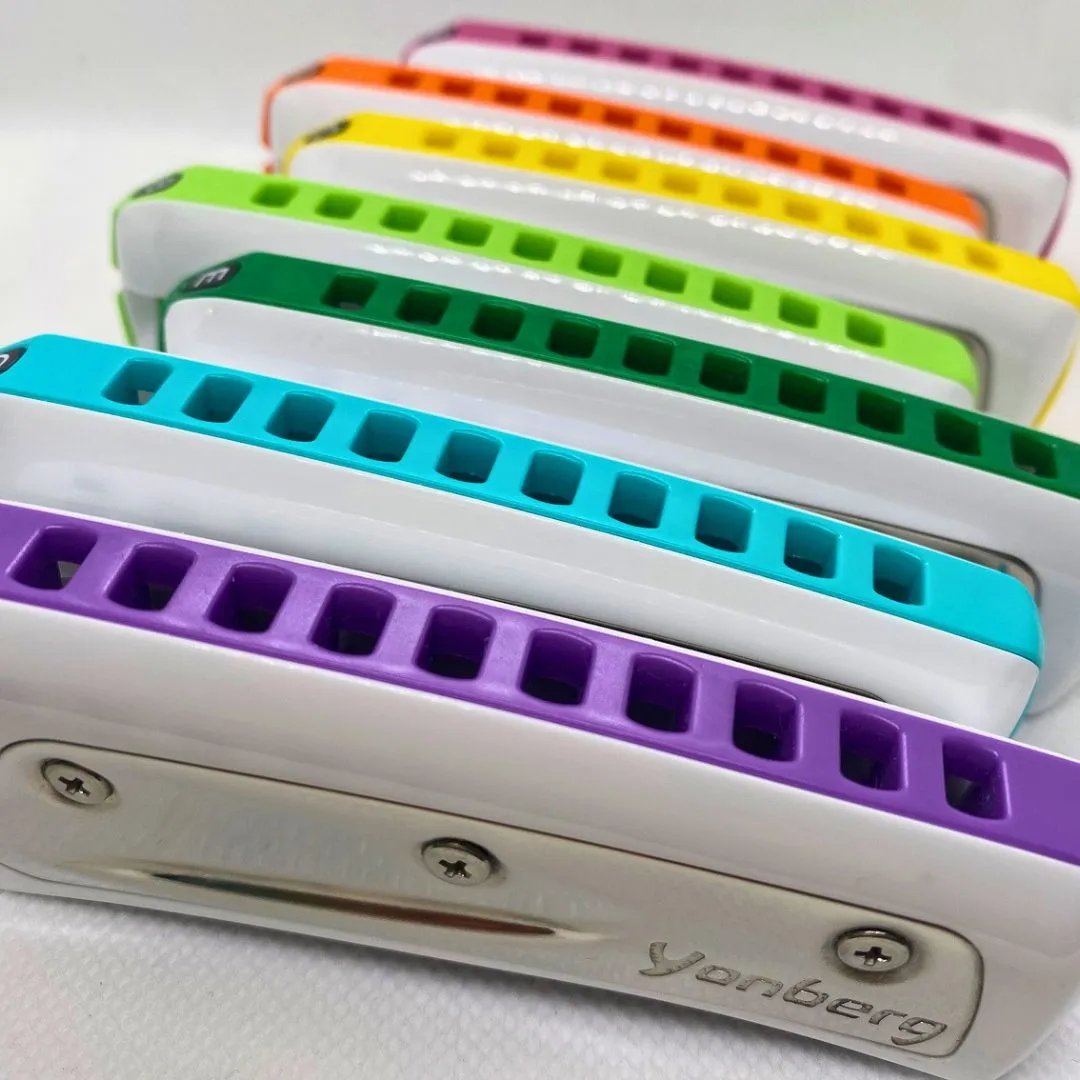 Yonberg Rainbow Vert Clair mondharmonica brons