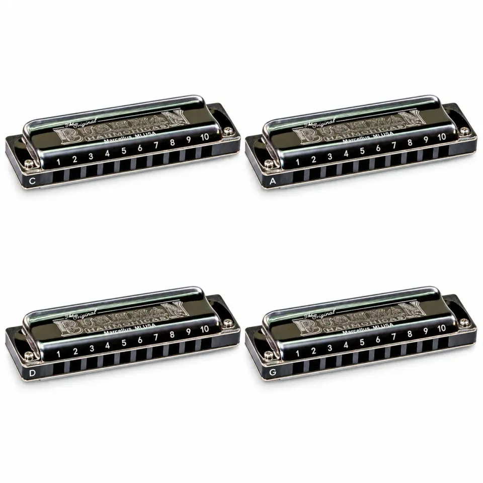 Bushman Delta Frost Original set mondharmonica multi-key