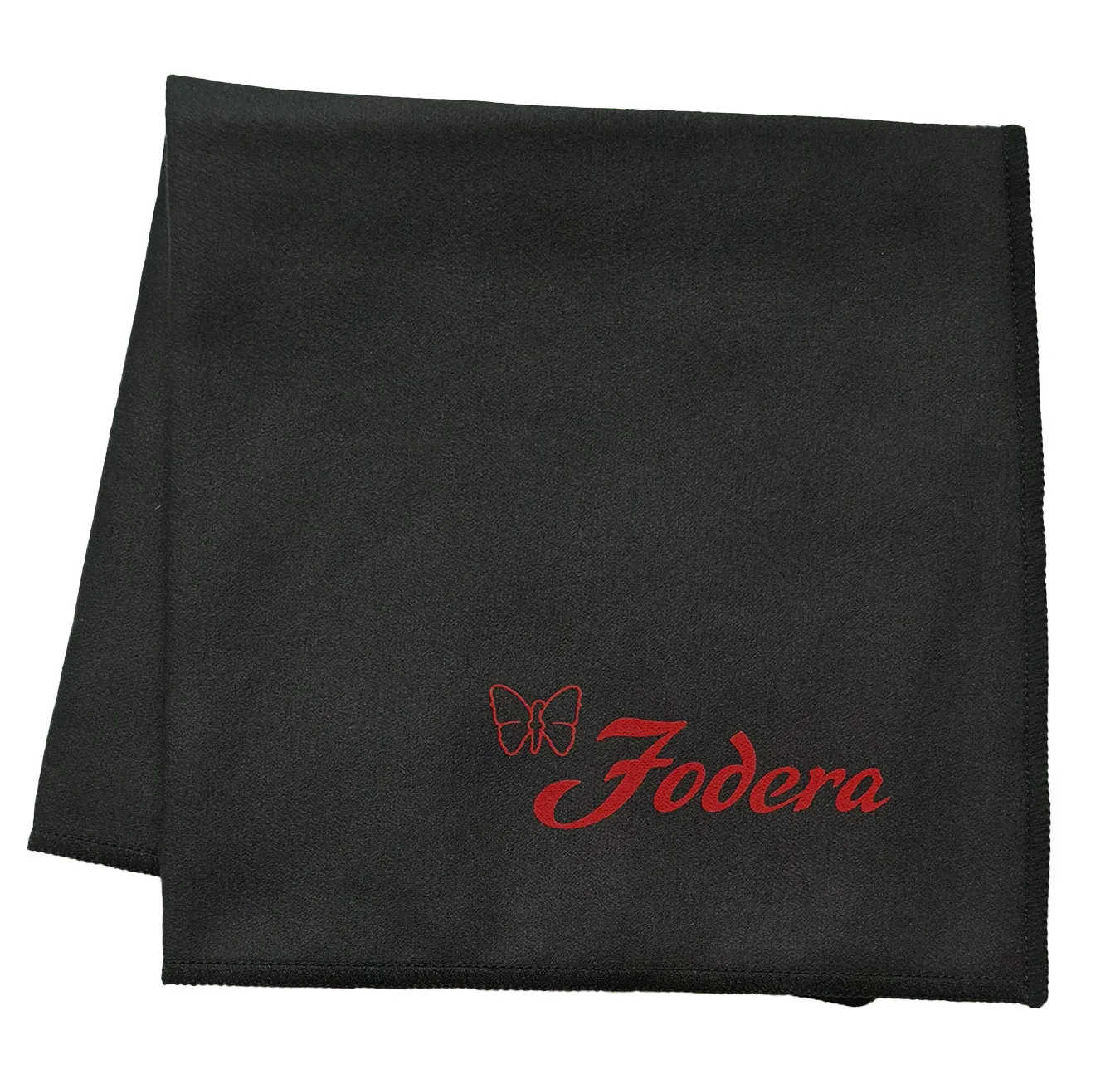 Fodera poetsdoek microvezel zwart 30x30 cm