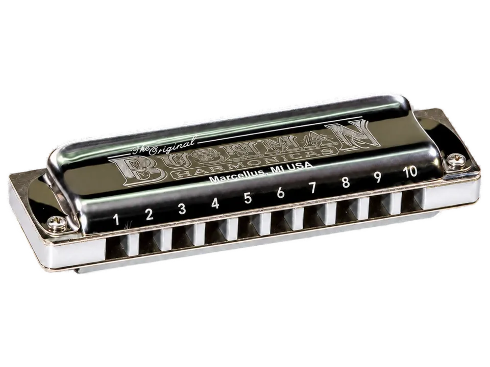 Bushman Delta Frost Steelie mondharmonica staal