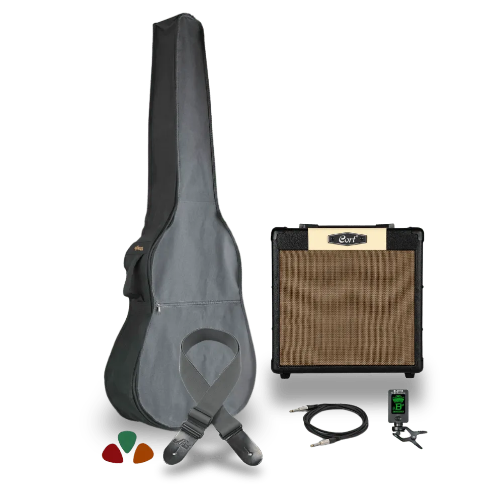 MAI Texas elektrische gitaar starterset groen 15W T-style