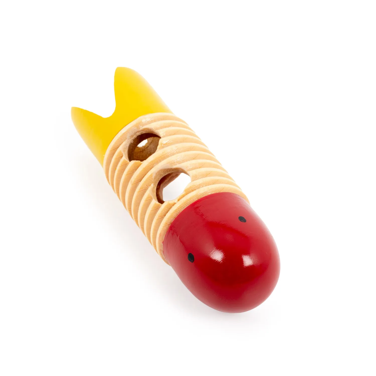 Percussion Plus Rocket guiro hout met scraper