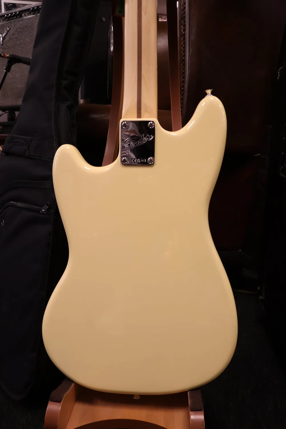 Fender American Performer Mustang elektrische gitaar vintage white