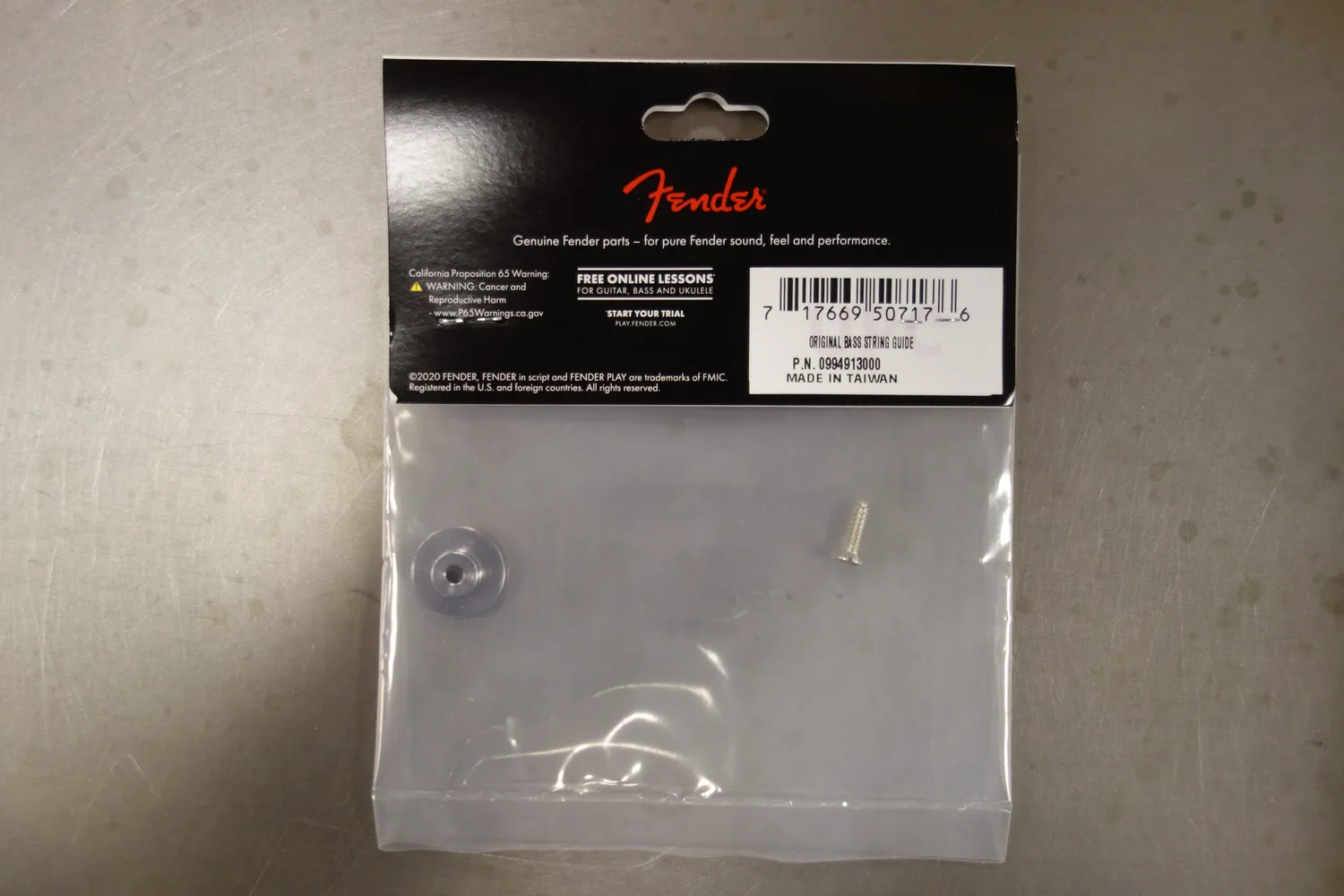 Fender Pure Vintage snaargeleider bas nikkel