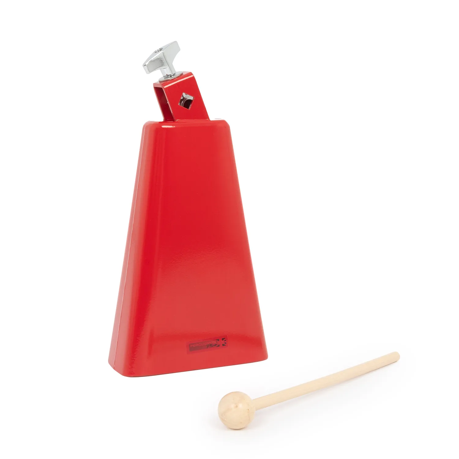 Percussion Plus Cowbell Rood Metaal 6 inch Koebel