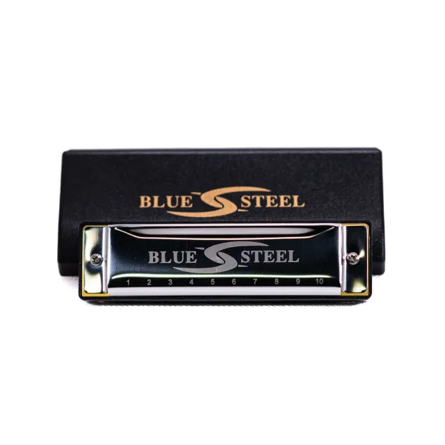 Bushman Blue Steel mondharmonica 10-gaats diatonisch