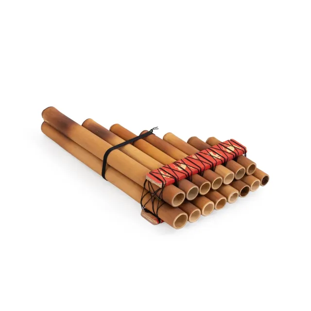 Percussion Plus Honestly Made panfluit 15 tonen dubbelrij diatonisch