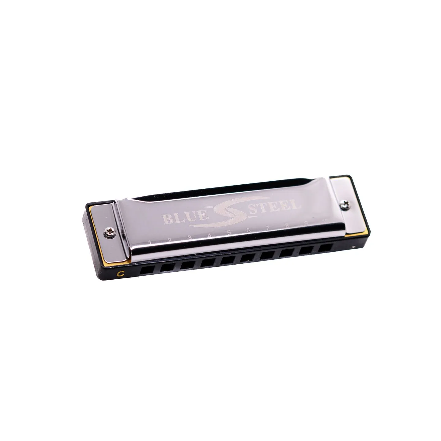 Bushman Blue Steel mondharmonica 10-gaats diatonisch