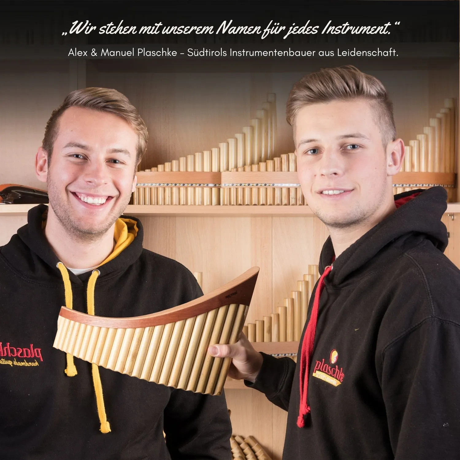 Plaschke Classic panfluit 20 tonen C-groot riet