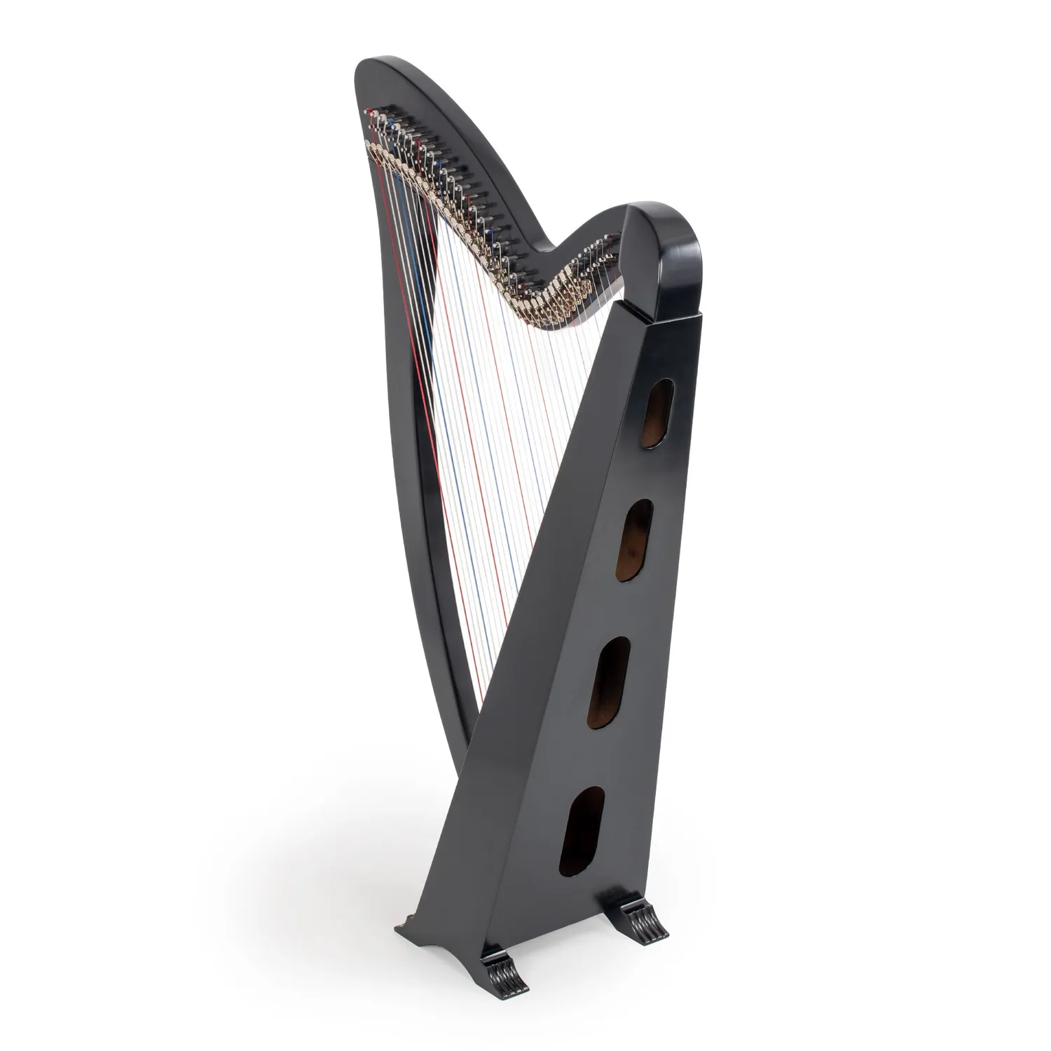 MMX Celtic harp 36 snaren zwart beukenhout
