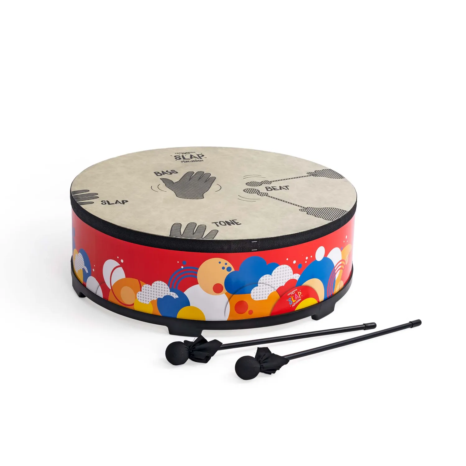 Percussion Plus Slap KidZ trommelset 5 stuks voor school