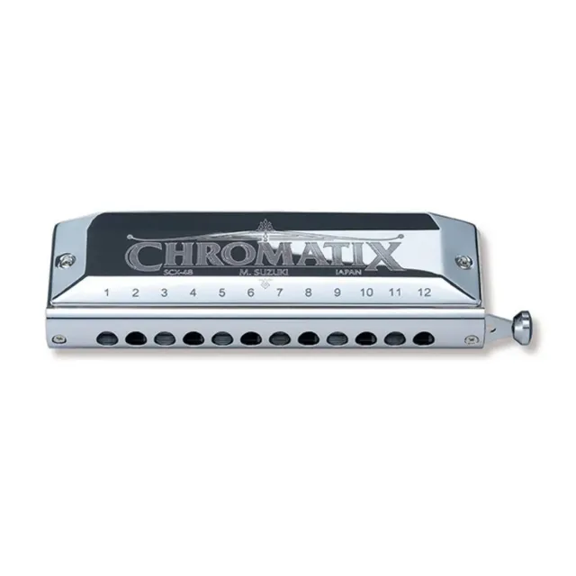 Suzuki Chromatix mondharmonica 12-gaats chromatisch luchtdicht