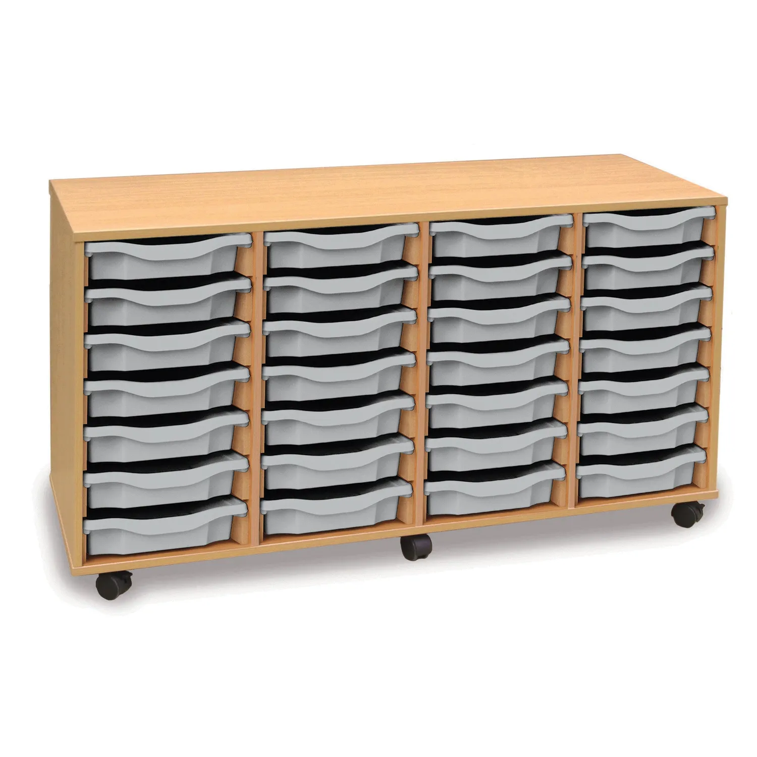 Monarch 28 traykast opbergkast blauw 4x7 enkel