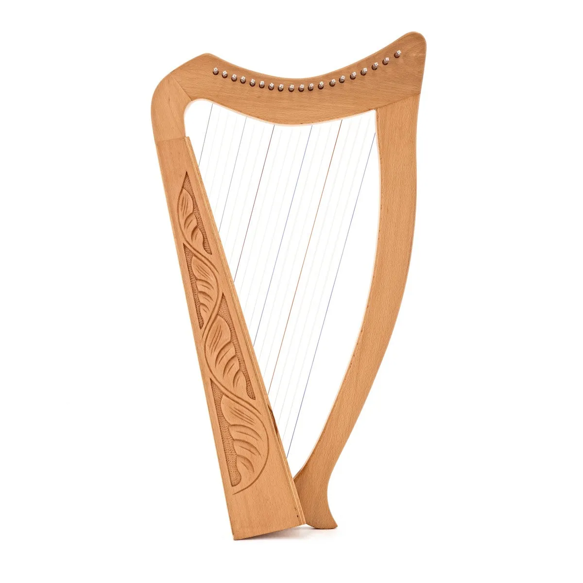 MMX Celtic harp naturel 19 snaren nylon met tas