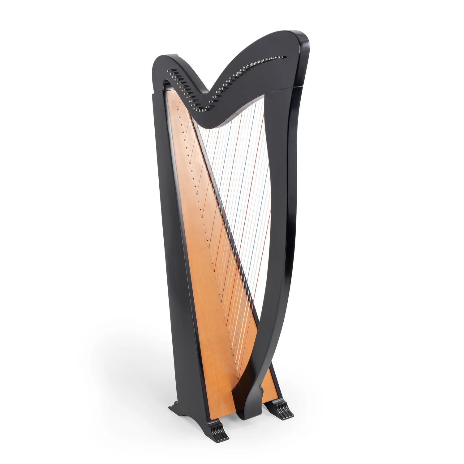 MMX Celtic harp 36 snaren zwart beukenhout