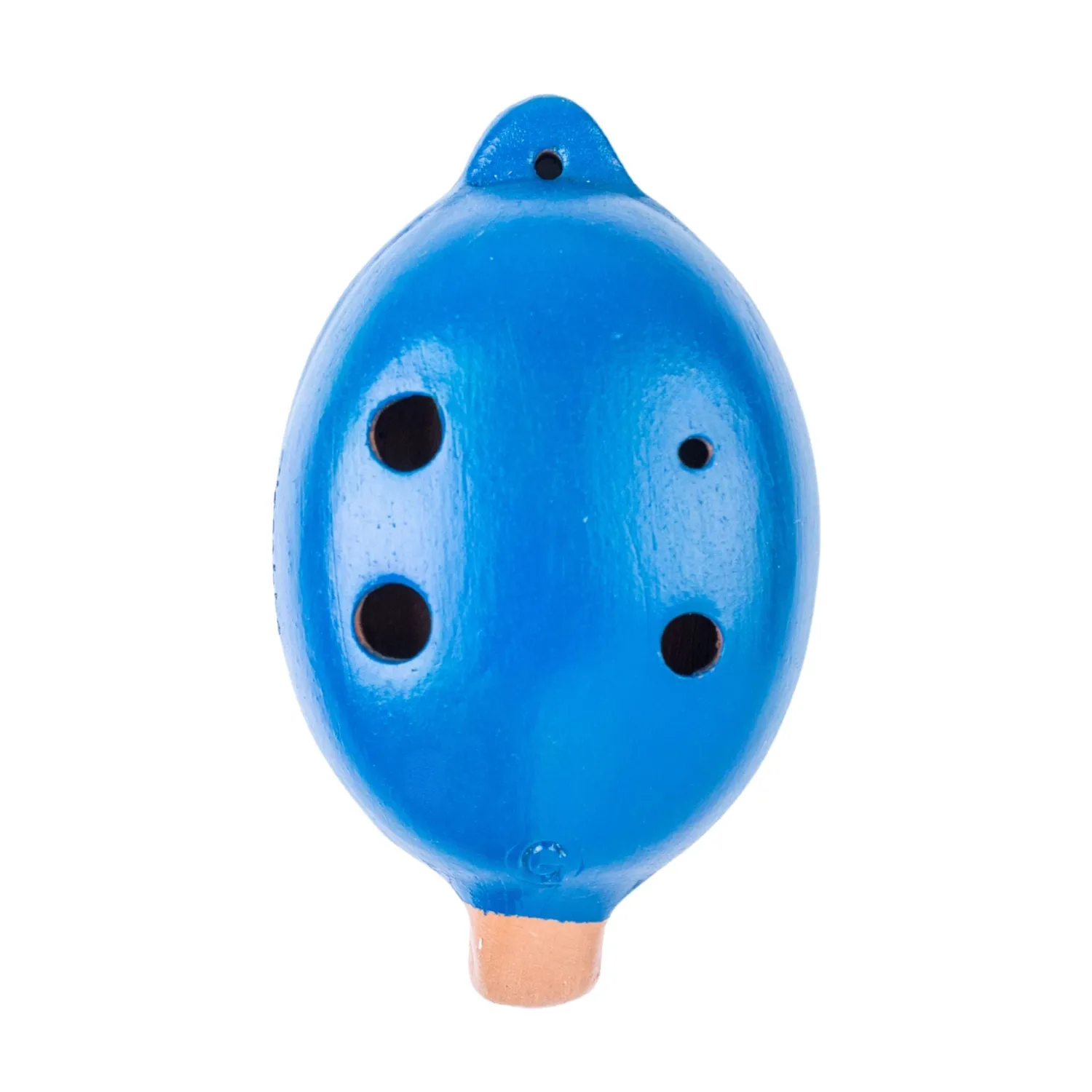 Plaschke hanger-ocarina 4-gaats terracotta bruin