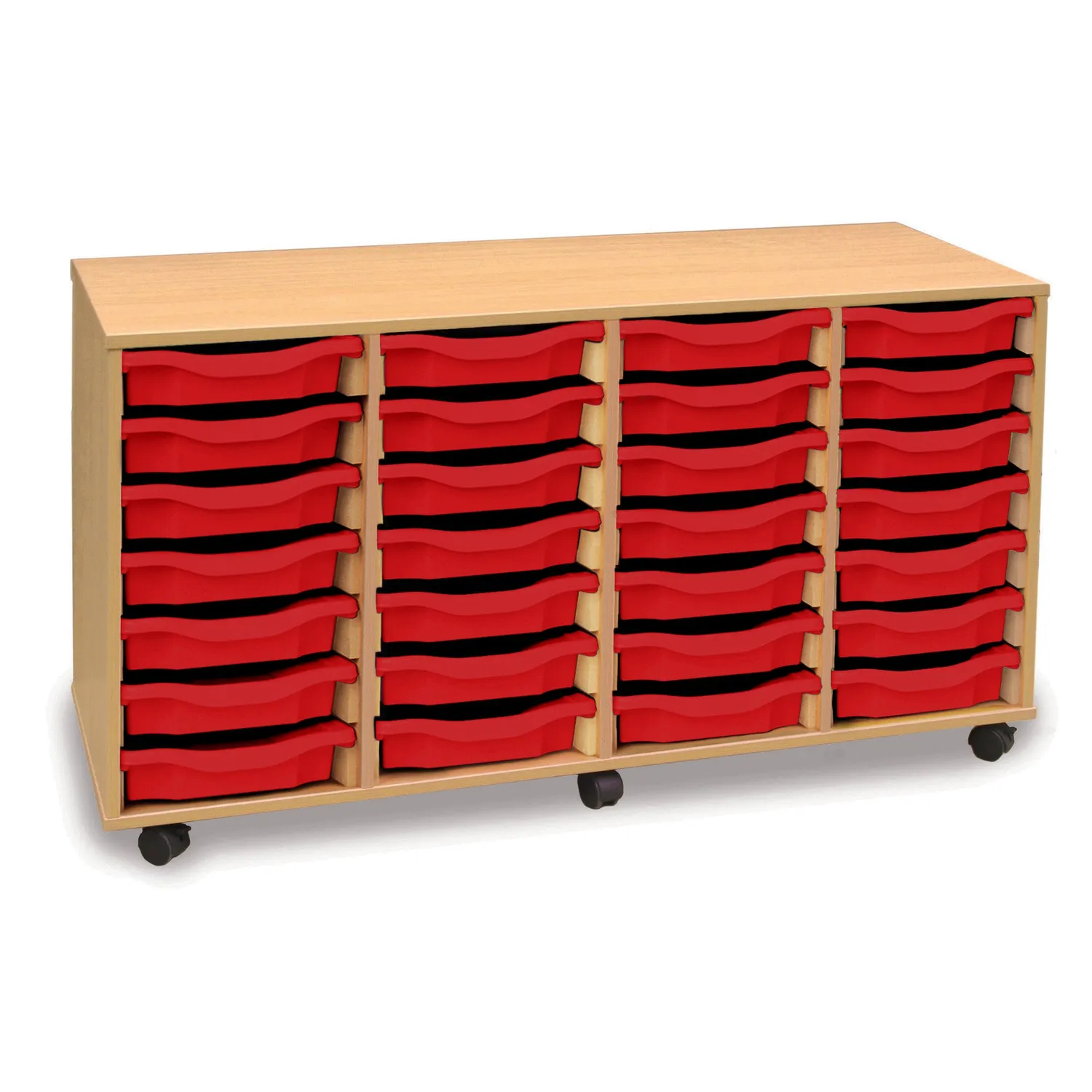 Monarch 28 traykast opbergkast blauw 4x7 enkel