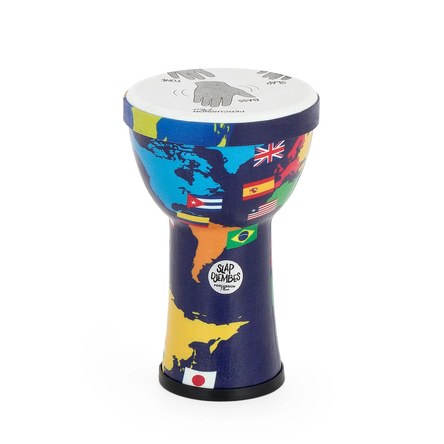 Percussion Plus World Slap djembe 6 inch 6-pack