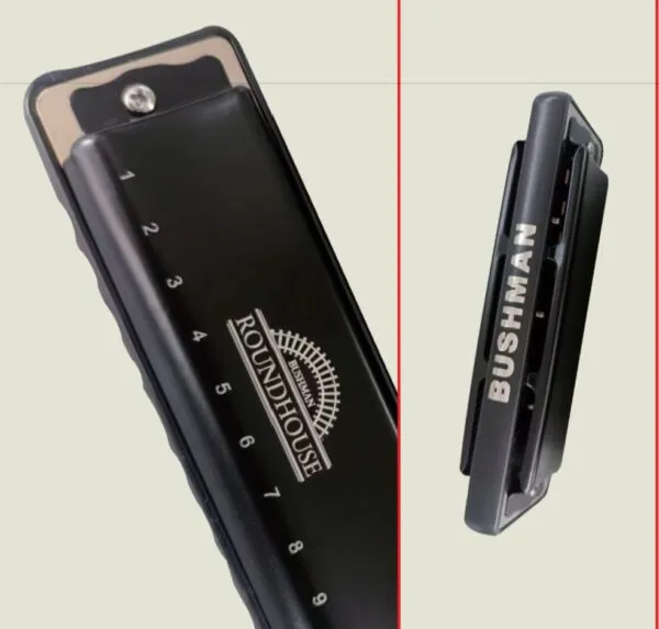 Bushman Roundhouse mondharmonica diatonisch hout