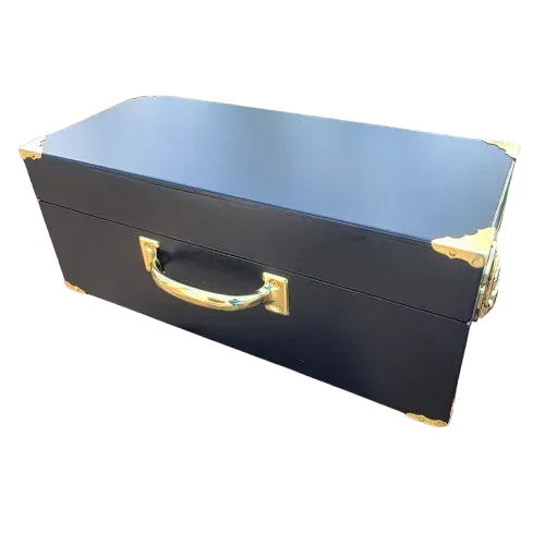 Bushman Houten Koffer mondharmonica 27 stuks groot