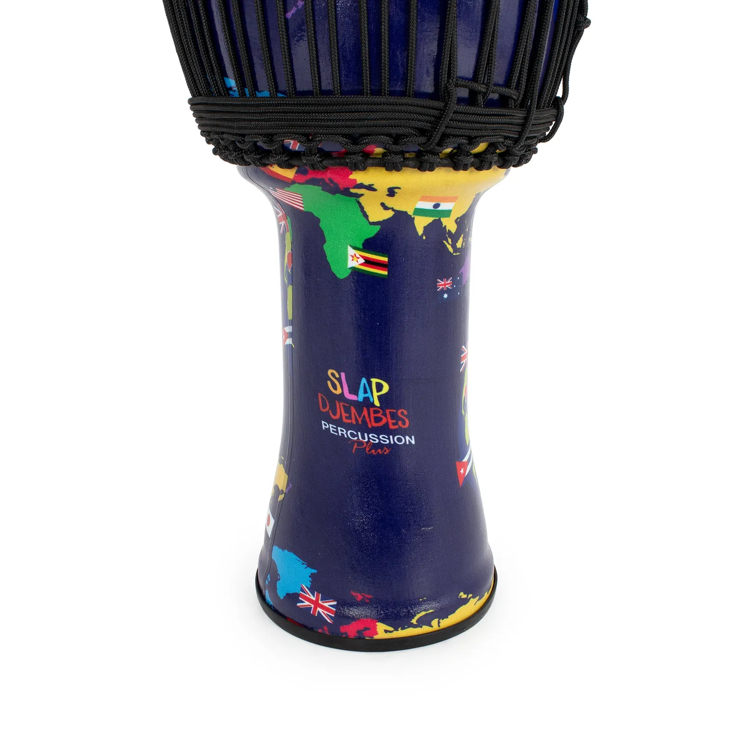Percussion Plus World Slap Djembe set 4 stuks touwgestemd