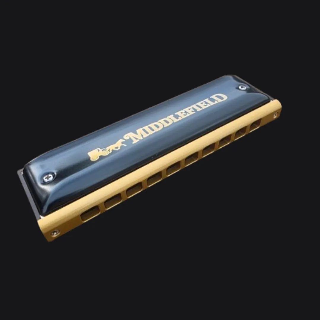 Bushman Middlefield mondharmonica diatonisch gestemd