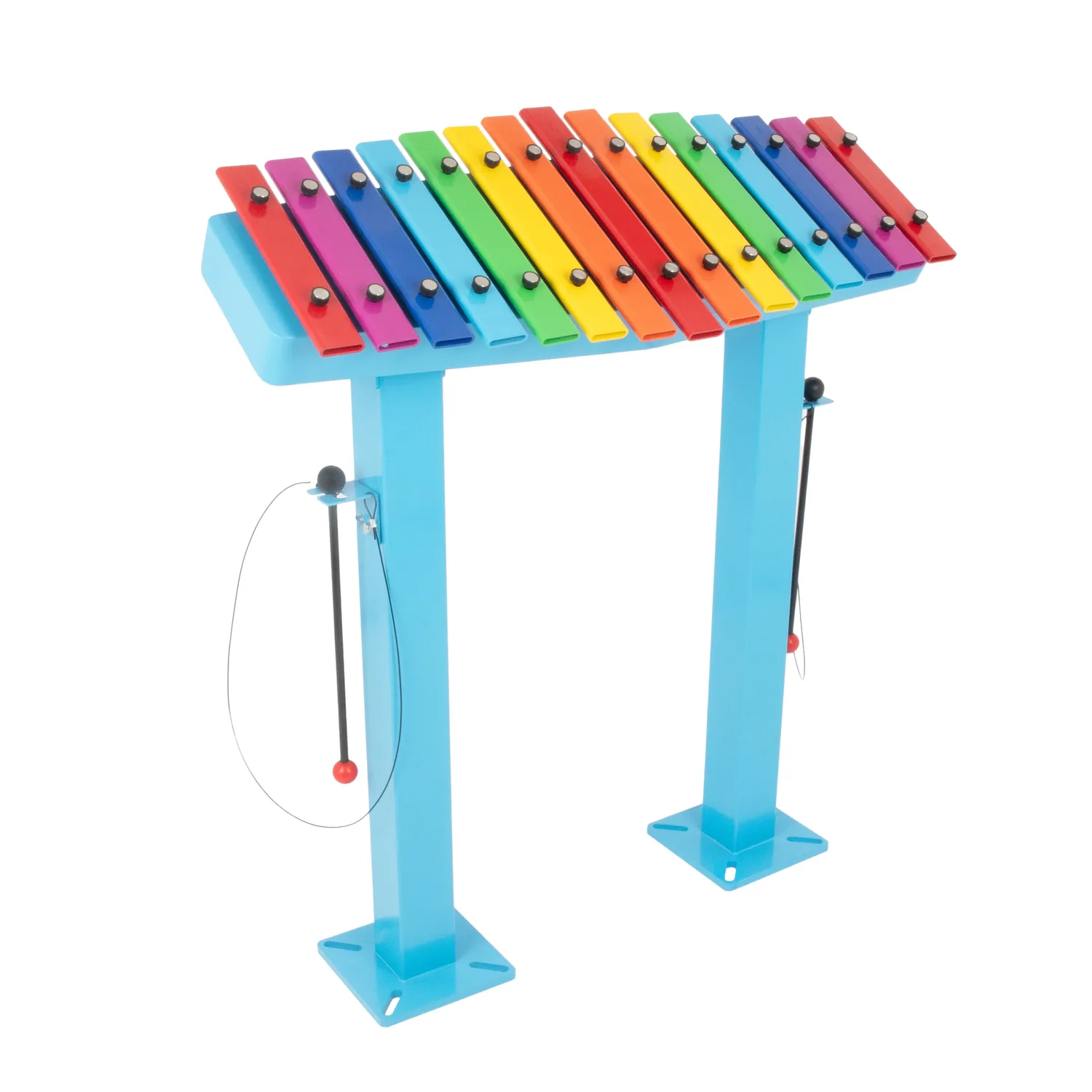 Percussion Plus 15-note duo rainbow xylofoon buiten 15 tonen