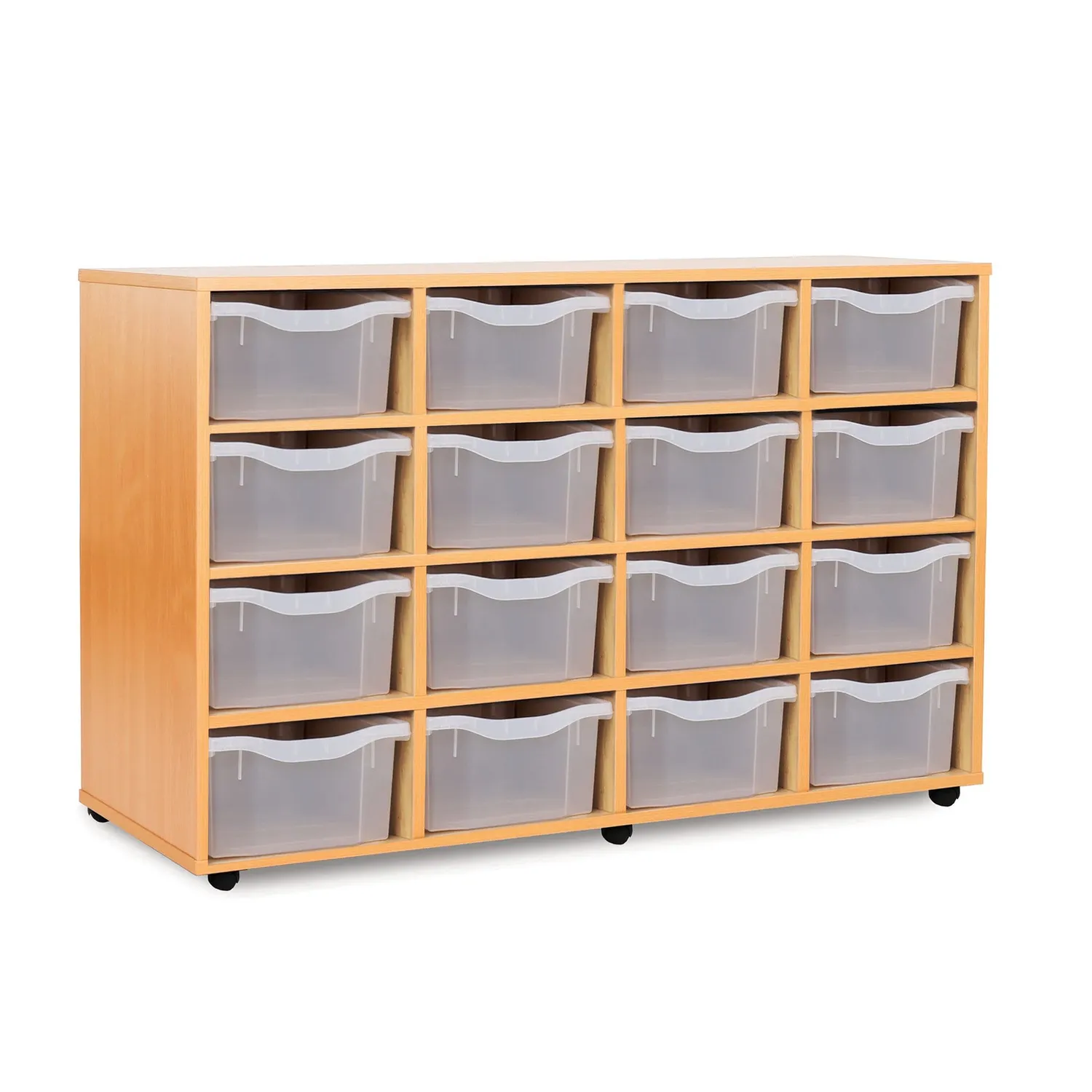 Monarch 16-vaks opbergkast blauw dubbel 4x4