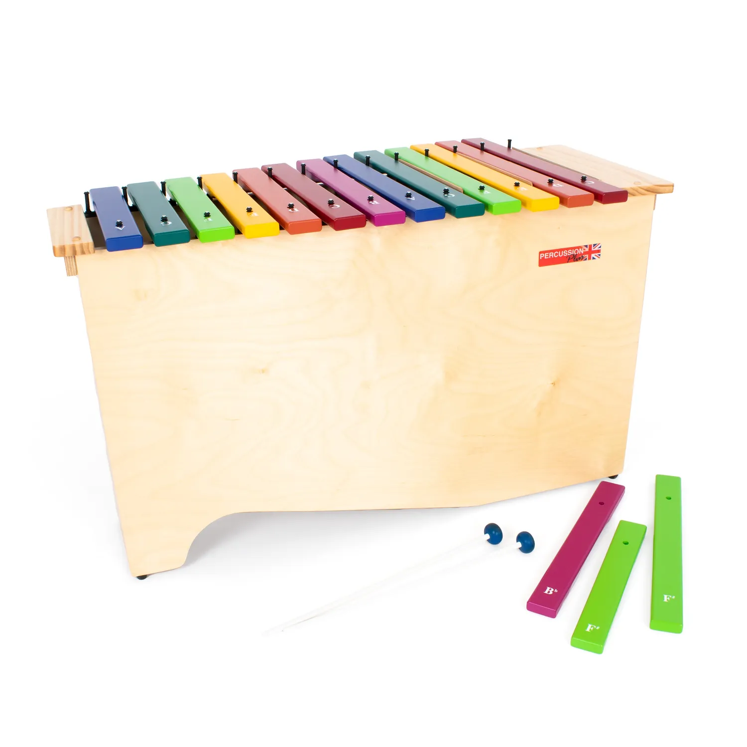 Percussion Plus Harmony bas xylofoon kleurnoten palissander