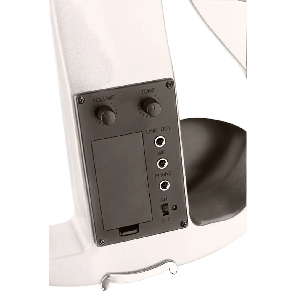 Stagg EVN X-4/4 elektrische viool 4/4 wit complete set