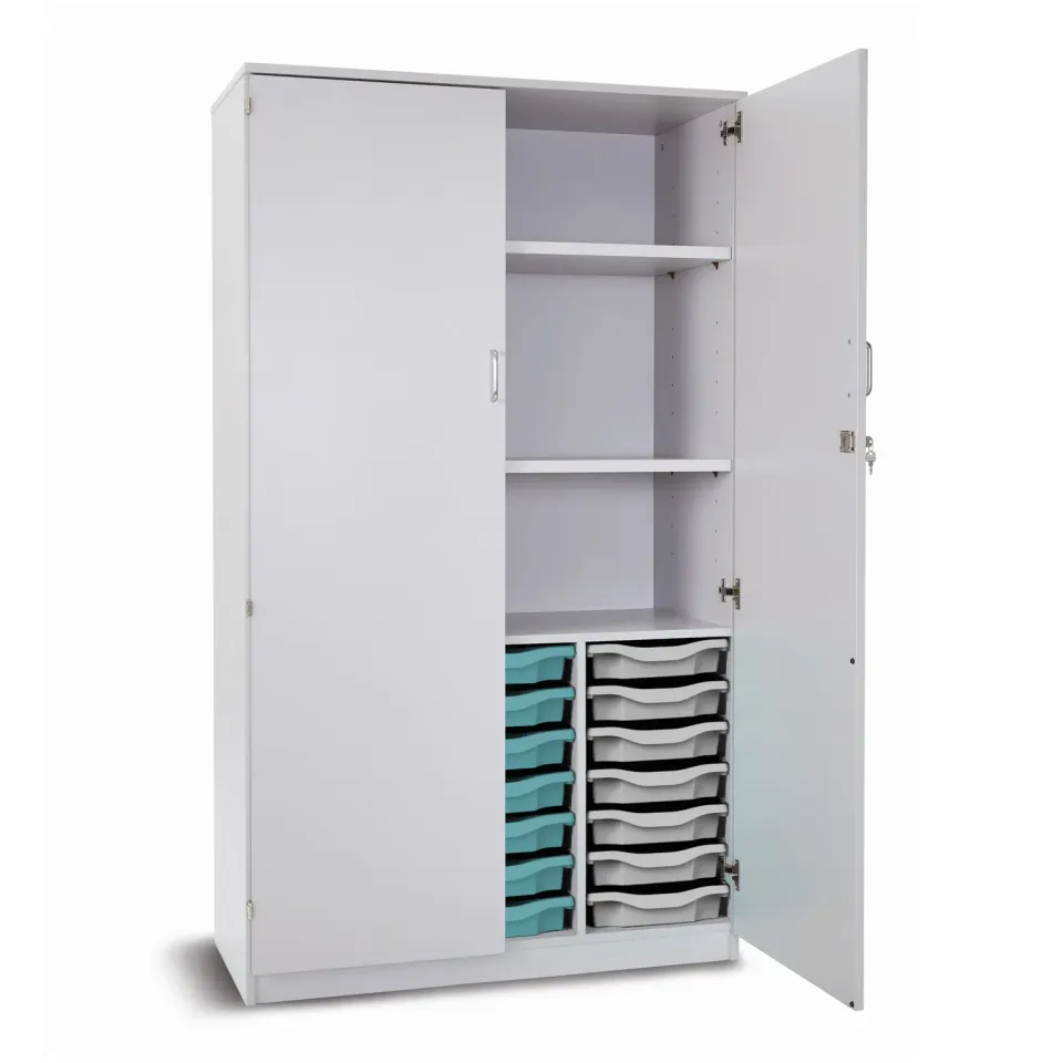 Monarch Premium 21 opbergkast grijs 180 cm 21 bakken