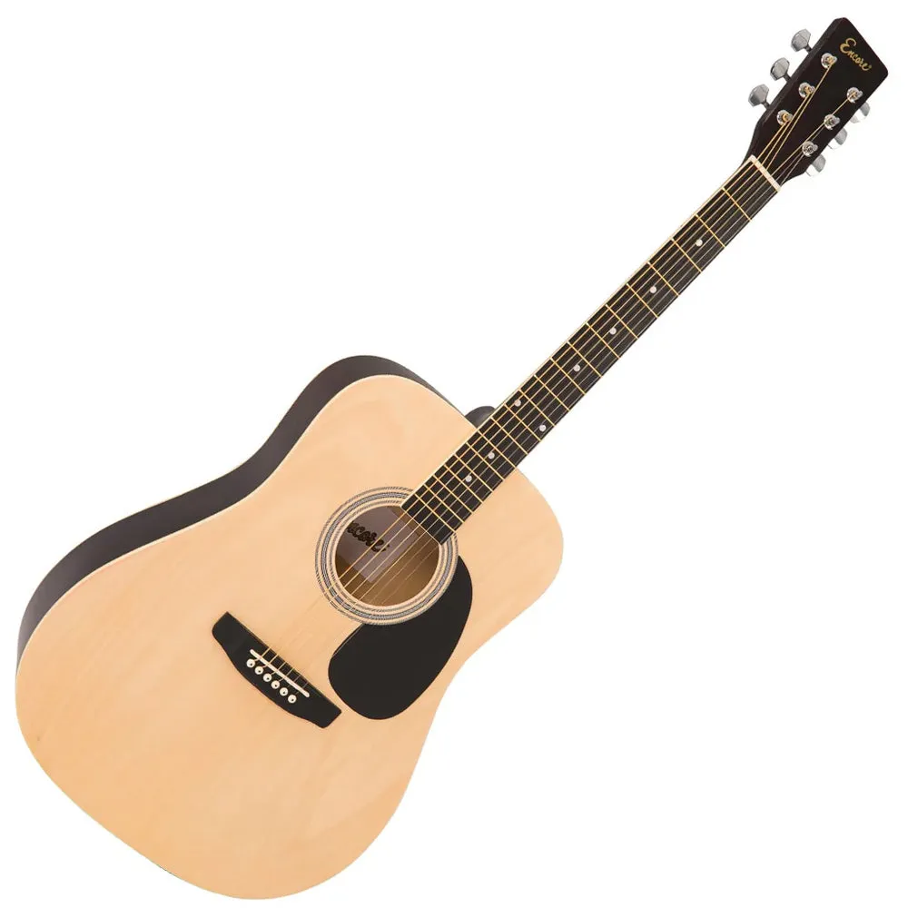 Encore dreadnought akoestische gitaar set full size beginners