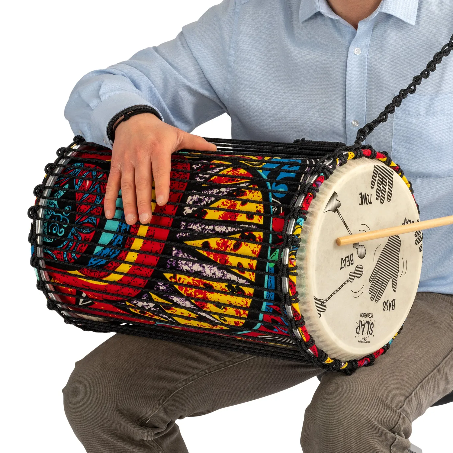 Percussion Plus Slap djun djun djembe bastrommel