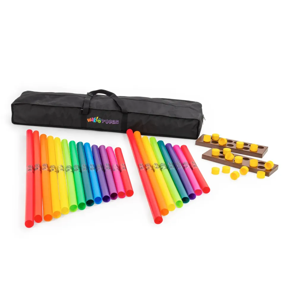 Chamberlain Music Wak-a-Tubes 21 bas klankbuizen met tas