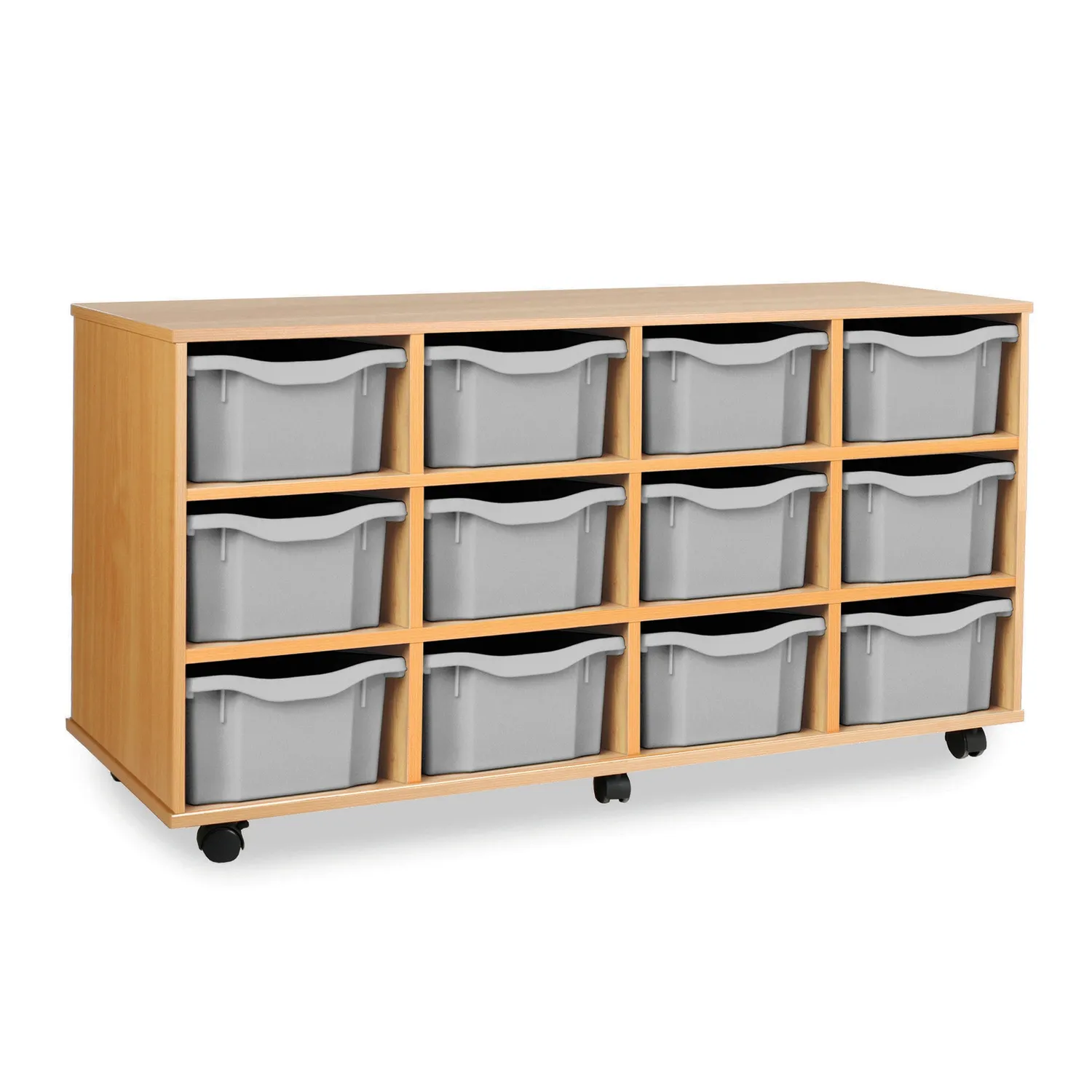 Monarch 12 ladekast dubbel blauw 4x3 trays