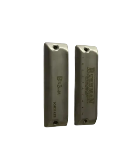 Bushman John Lee dekplaatjes mondharmonica origineel
